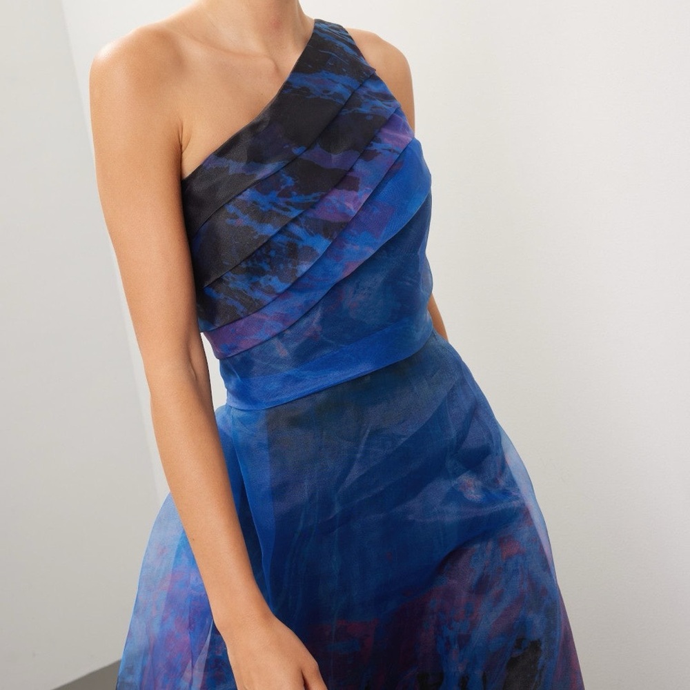Rene Ruiz Collection, Blue Organza Gown, 4 - Picture 5 of 15